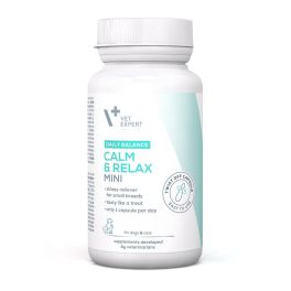 VET EXPERT Daily Balance Calm and Relax Mini wsparcie w stresie dla małych psów i kotów 30 kapsułek
