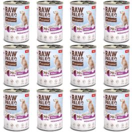 RAW PALEO Monoprotein Lamb Adult 12x400g jagnięcina, mokra karma dla psów