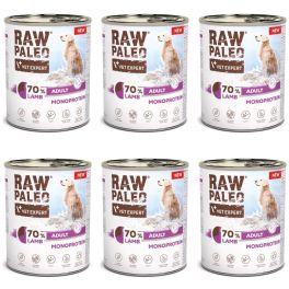 RAW PALEO Monoprotein Lamb Adult 6x800g jagnięcina, mokra karma dla psów