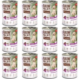 RAW PALEO Monoprotein Lamb Puppy 12x400g jagnięcina, mokra karma dla szczeniąt