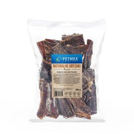 PETMEX Przełyk wołowy płaski 500g naturalny gryzak dla psa