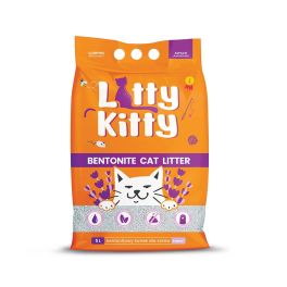 LITTY KITTY Bentonite Żwirek bentonitowy lawendowy 5 l (4 kg)