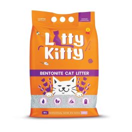 LITTY KITTY Bentonite Żwirek bentonitowy lawendowy 10 l (8 kg)
