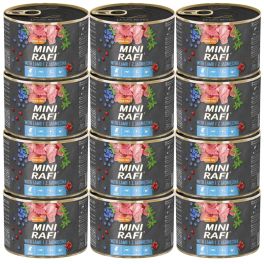 RAFI Mini z jagnięciną 12 x 185g dla psów małych ras