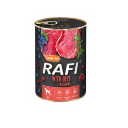 RAFI Beef z wołowiną 400 g mokra karma dla psa