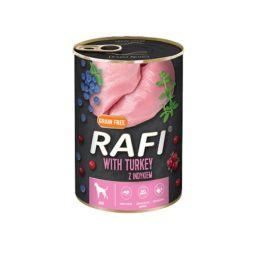 RAFI Turkey z indykiem 400 g mokra karma dla psa