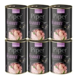 PIPER Animals Sterilised Rabbit 6x400 g z królikiem, mokra karma dla kotów sterylizowanych