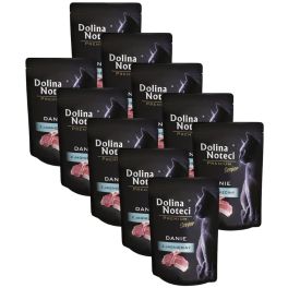 DOLINA NOTECI Premium Senior danie z jagnięciny 10x85 g mokra karma dla starszych kotów