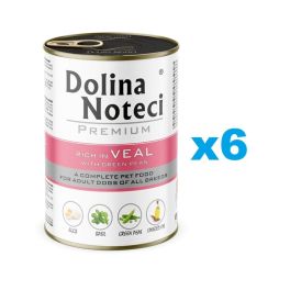 DOLINA NOTECI Premium Bogata w cielęcinę z zielonym groszkiem 6x400 g