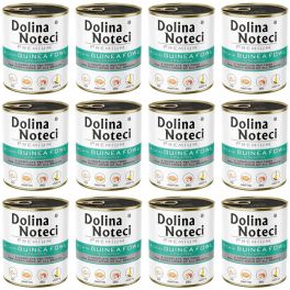 DOLINA NOTECI Premium Bogata w perliczkę z jabłkiem 12x800 g
