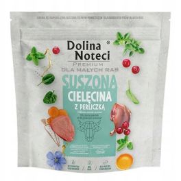 DOLINA NOTECI Premium Cielęcina z perliczką karma suszona dla psów małych ras 1 kg