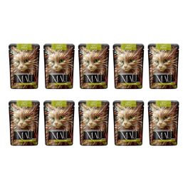 MAU Mus Dziczyzna z jagodami 10x85 g mokra karma dla kota sterylizowanego