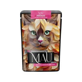 MAU Mus salmon z krewetkami i natką pietruszki 85 g mokra karma dla kota sterylizowanego