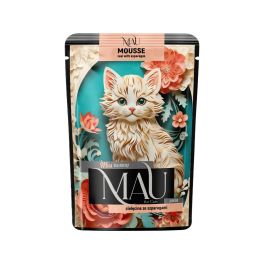 MAU Mus veal ze szparagami 85 g mokra karma dla kociąt