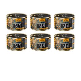 MAU Pasztet i Filet Indyk z masłem orzechowym 6x185 g mokra karma dla kota