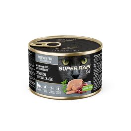 SUPER RAFI Cat z perliczką i sercami z kaczki 185g mokra karma dla kotów sterylizowanych