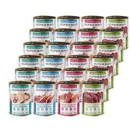 SUPER RAFI Mix smaków 24x400 g mokra karma dla psa