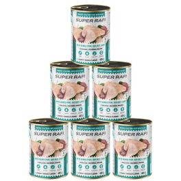 SUPER RAFI z perliczką i wątróbką wołową 6x400 g mokra karma dla psa