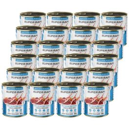 SUPER RAFI z jagnięciną i sercami z indyka 24x800g pasztet dla psów