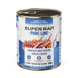 SUPER RAFI Pure Line jagnięcina z batatami 800g mokra karma dla psa