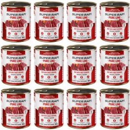 SUPER RAFI Pure Line wołowina z batatami 12x800g mokra karma dla psa