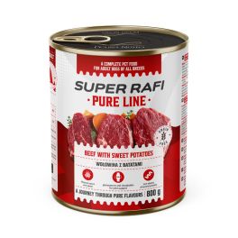 SUPER RAFI Pure Line wołowina z batatami 800g mokra karma dla psa