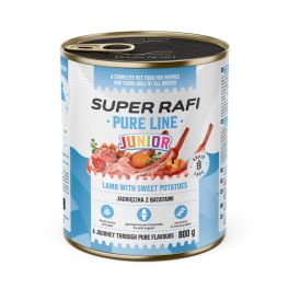 SUPER RAFI Pure Line Junior jagnięcina z batatami 800g mokra karma dla szczeniąt i młodych psów