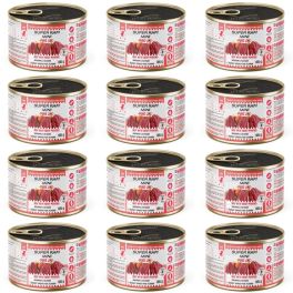 SUPER RAFI Mini Pure Line z wołowiną i batatami 12x185g mokra karma dla psów małych ras
