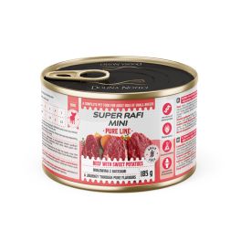 SUPER RAFI Mini Pure Line z wołowiną i batatami 185g mokra karma dla psów małych ras