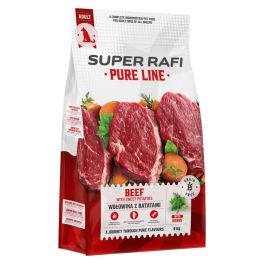 SUPER RAFI Pure Line Wołowina z batatami 9 kg karma sucha dla psów