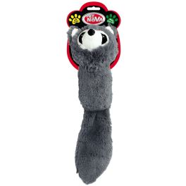 PET NOVA Lis szary 41 cm zabawka pluszowa dla psa