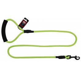 PET NOVA Smycz nylonowa z uchwytem sznur 120 cm / 1 cm jasna zielona