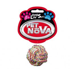 PET NOVA Piłka-sznur bawełniana dla psa 5 cm superdental