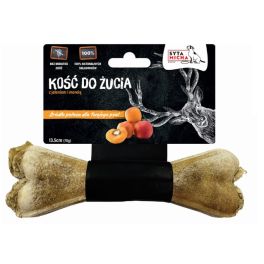 SYTA MICHA Kość do żucia psa z jelen i morela 13,5 cm