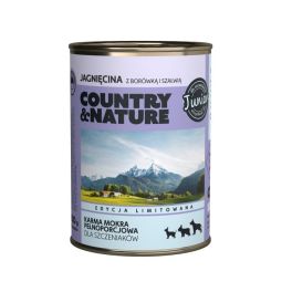 COUNTRY&NATURE Junior Bezzbożowa karma jagnięcina dla szczeniąt 400 g
