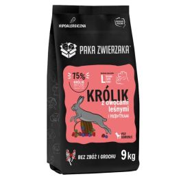 PAKA ZWIERZAKA Sucha karma Królik z owocami leśnymi dla psa L 9 kg