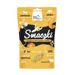 SYTA MICHA Smaczki z jagnięciną dynią bananem i morelą 15 g