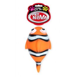 PET NOVA Rybka nemo 13,5 cm gumowa piszczałka dla psa