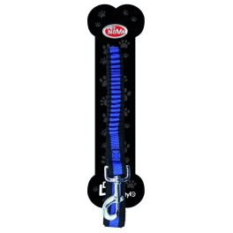 PET NOVA Smycz rozciągliwa BUNGEE niebieska 120-180 cm / 2,5 cm