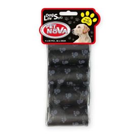 PET NOVA Dog Lifestyle Woreczki na pse odchody 4 x 20 szt czarne