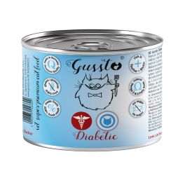 GUSSTO Vet Diabetic 200 g mokra karma karma dla kotów cierpiących na cukrzycę