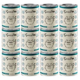 GUSSTO Fresh Deer 12x400 g świeży jeleń, monoproteinowa mokra karma dla kotów