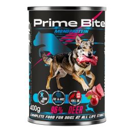 GAME DOG Prime Bite Jeleń z jabłkiem 400g mokra karma dla psów w każdym wieku