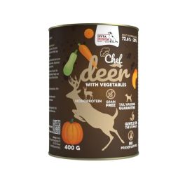 SYTA MICHA Chef Monoprotein Jeleń z warzywami 400 g mokra karma dla psów
