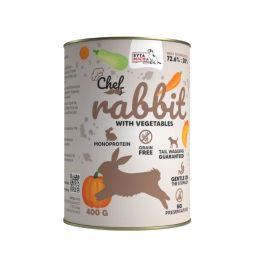 SYTA MICHA Chef Monoprotein Królik z warzywami 400 g mokra karma dla psów