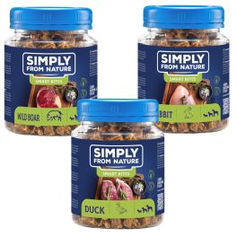 SIMPLY FROM NATURE Smart Bites Trenerki Mix Smaków 3 x 130g