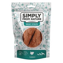 SIMPLY FROM NATURE Meat Strips Mięsne paski z indyka dla psów 80 g
