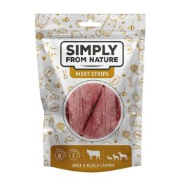 SIMPLY FROM NATURE Meat Strips Mięsne paski z wołowiną i czarnuszką dla psów 80 g