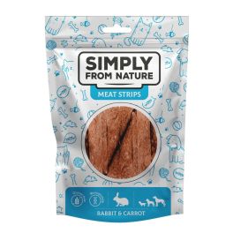 SIMPLY FROM NATURE Meat Strips Mięsne paski z królikiem i marchewką dla psów 80 g