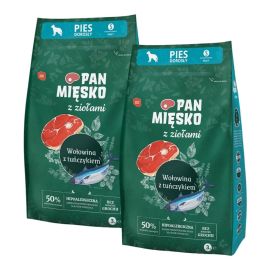 PAN MIĘSKO z ziołami Wołowina z tuńczykiem S 2x3 kg dla ras małych